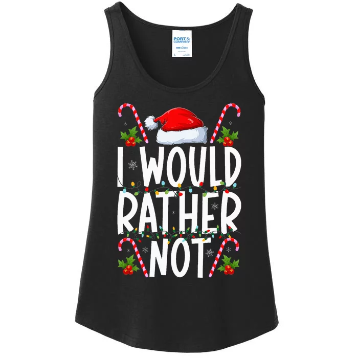 I Don't Do Matching Christmas Outfits I Would Rather Not Ladies Essential Tank