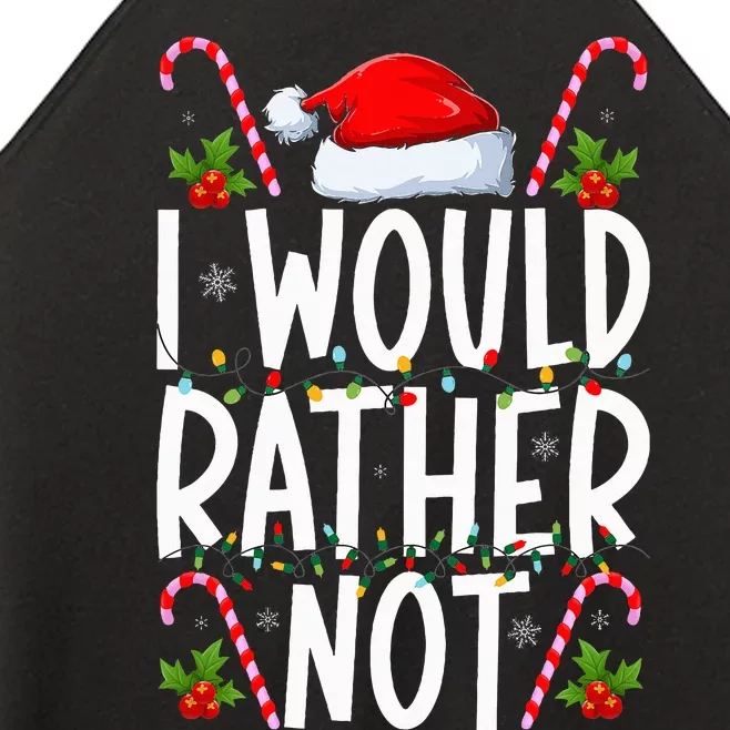 I Don't Do Matching Christmas Outfits I Would Rather Not Women’s Perfect Tri Rocker Tank