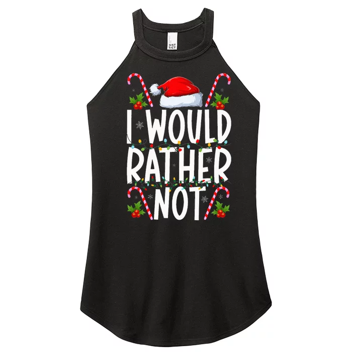 I Don't Do Matching Christmas Outfits I Would Rather Not Women’s Perfect Tri Rocker Tank