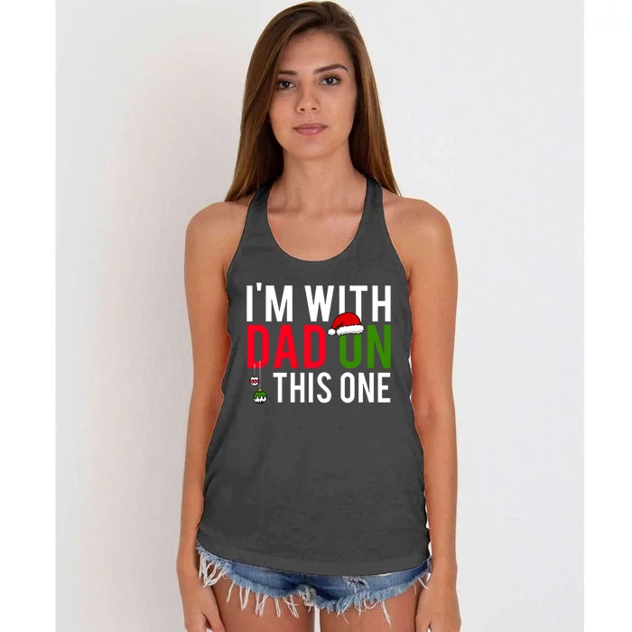 I Dont Do Matching Christmas Matching Group Team Women's Knotted Racerback Tank