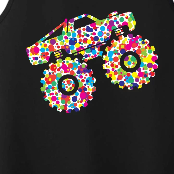 International Dot Day Monster Truck Make Your Mark Performance Tank