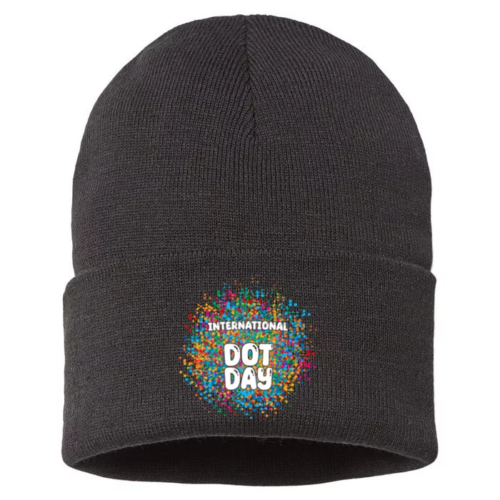 International Dot Day Sustainable Knit Beanie