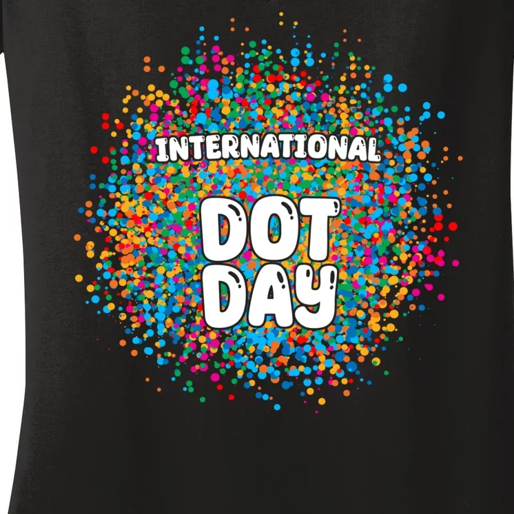 International Dot Day Women's V-Neck T-Shirt