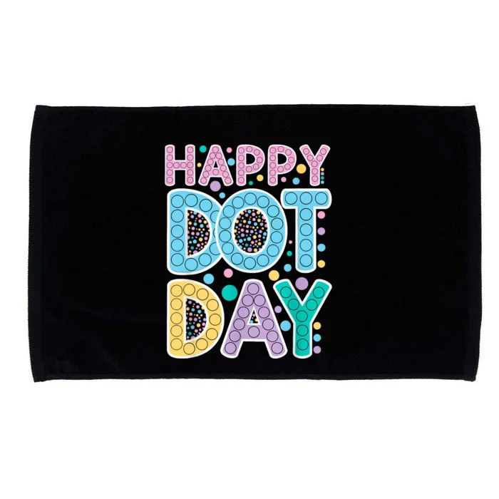 International Dot Day Happy Dot Day Dot Colorful Celebrate Microfiber Hand Towel