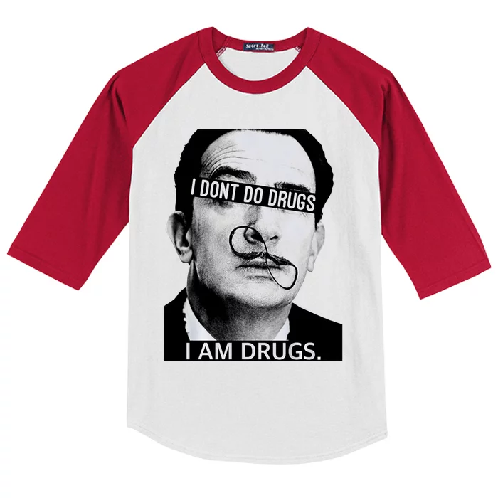 I DonT Do Drugs I Am Drug Kids Colorblock Raglan Jersey