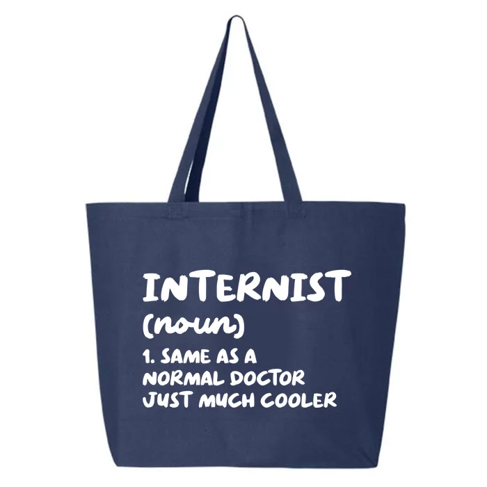 Internist Definition Doctor Internal Medicine Gift 25L Jumbo Tote