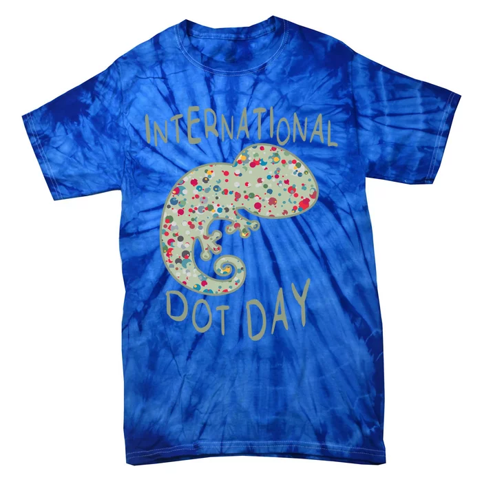 International Dot Day Funny Creative Colorful Dot Tween Cool Gift Tie-Dye T-Shirt