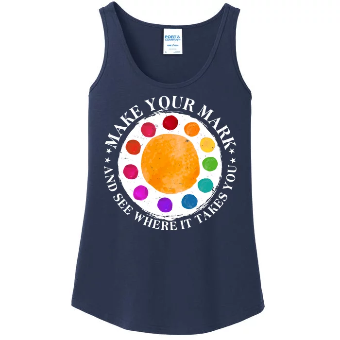 International Dot Day Make Your Mark And See Where It Takes You Ladies Essential Tank