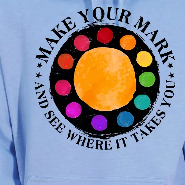 International Dot Day Make Your Mark And See Where It Takes You Unisex Surf Hoodie