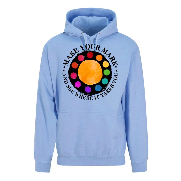 International Dot Day Make Your Mark And See Where It Takes You Unisex Surf Hoodie