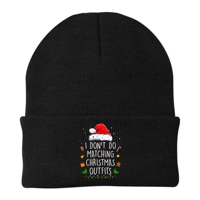 I Dont Do Matching Christmas Outfits But I Do Xmas Couples Knit Cap Winter Beanie