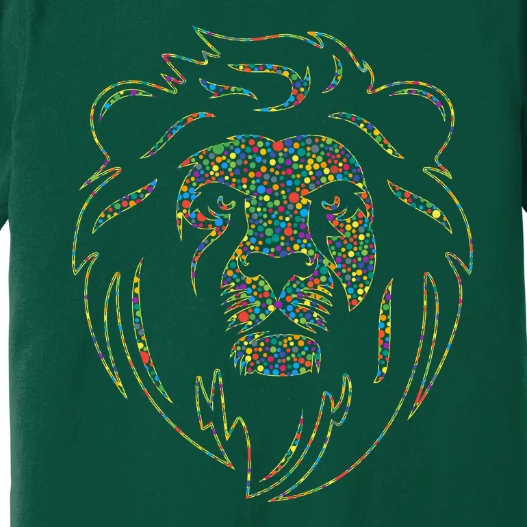 International Dot Day Colorful Dot Lion Premium T-Shirt