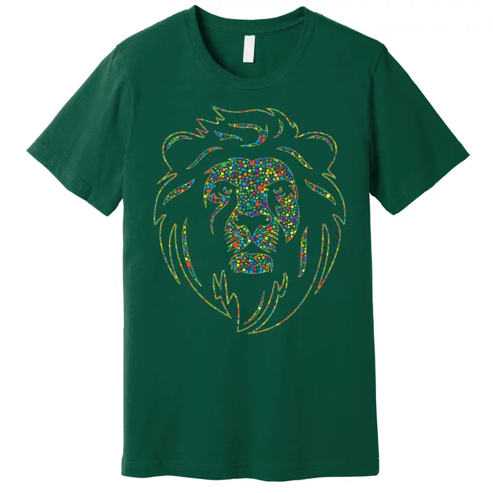 International Dot Day Colorful Dot Lion Premium T-Shirt