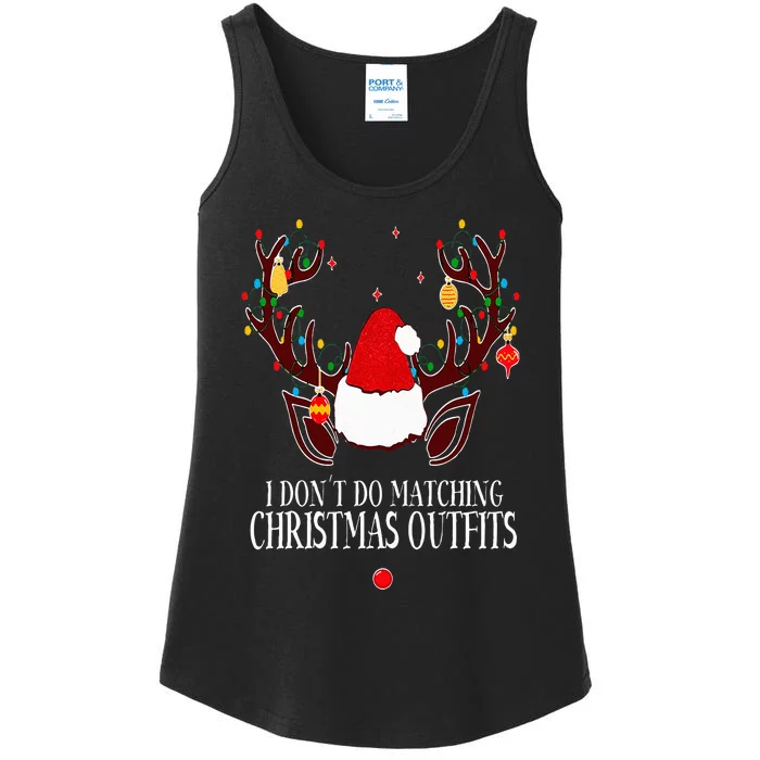 I Don't Do Matching Christmas Outfits But I Do Couples Xmas Ladies Essential Tank