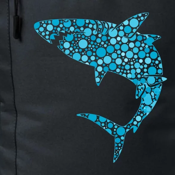 International Dot Day Teal Dot Shark Daily Commute Backpack