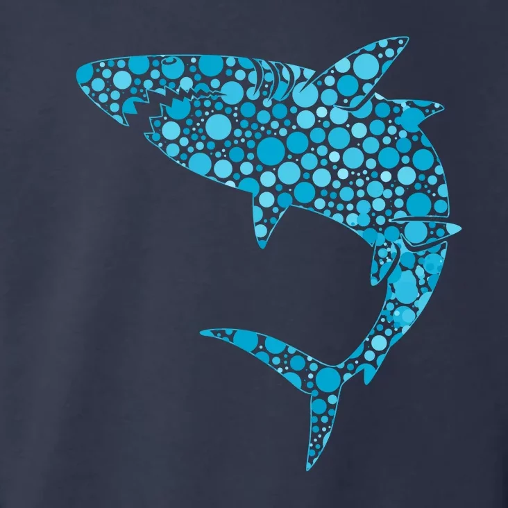 International Dot Day Teal Dot Shark Toddler Hoodie