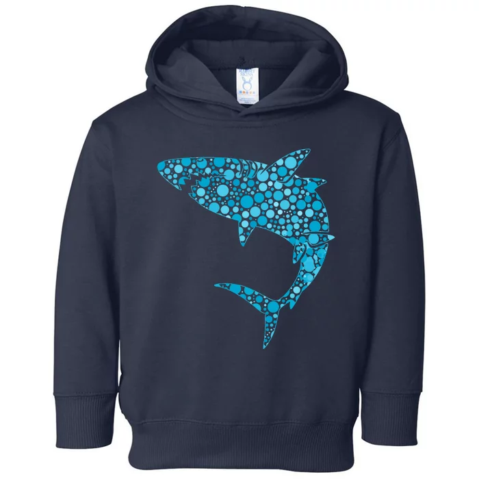 International Dot Day Teal Dot Shark Toddler Hoodie