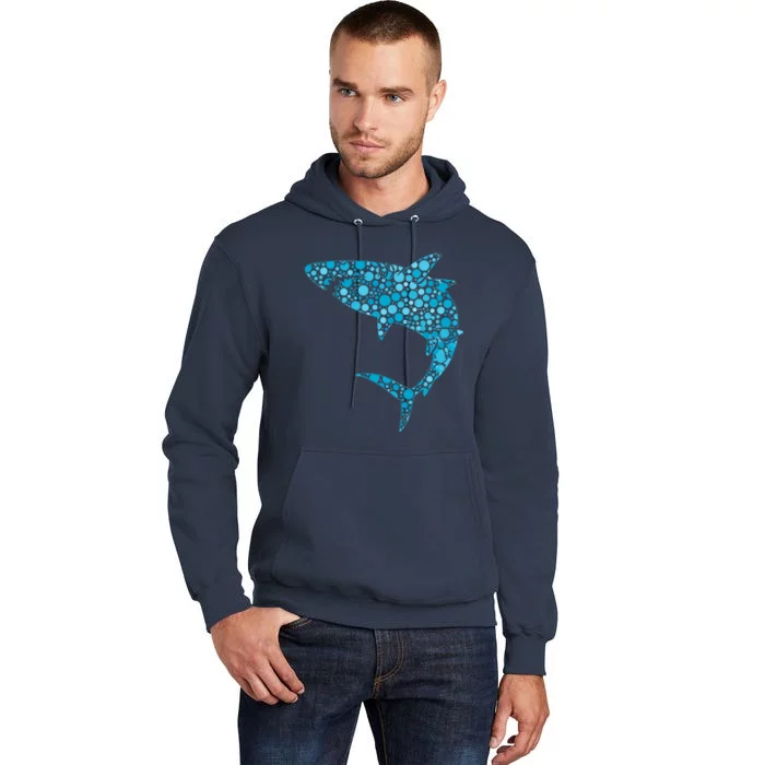 International Dot Day Teal Dot Shark Tall Hoodie