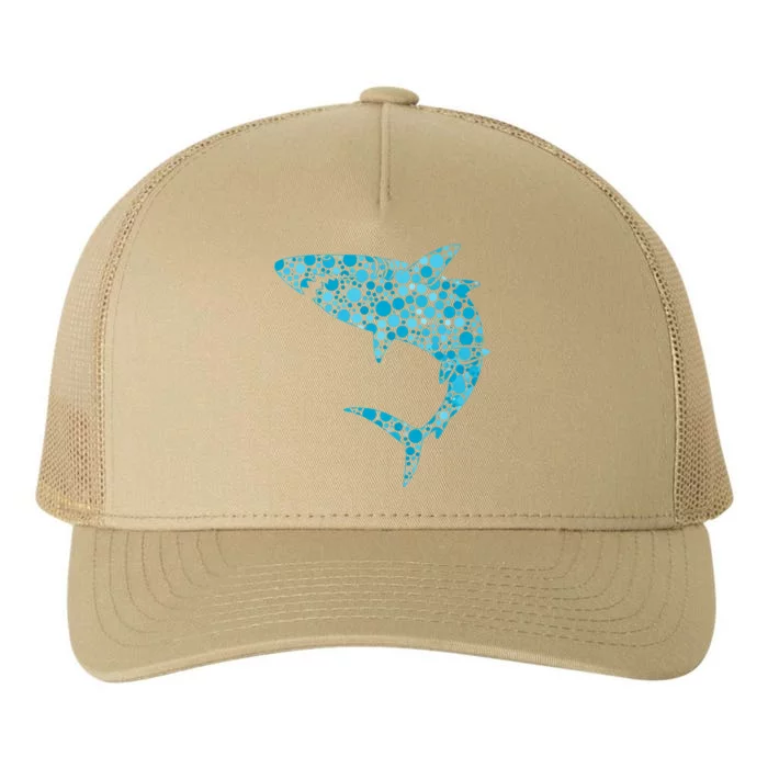 International Dot Day Teal Dot Shark Yupoong Adult 5-Panel Trucker Hat