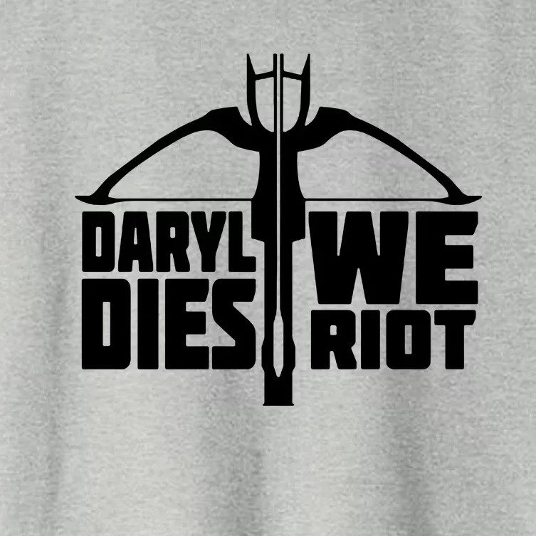 If Daryl Dies We Riot Women's Crop Top Tee