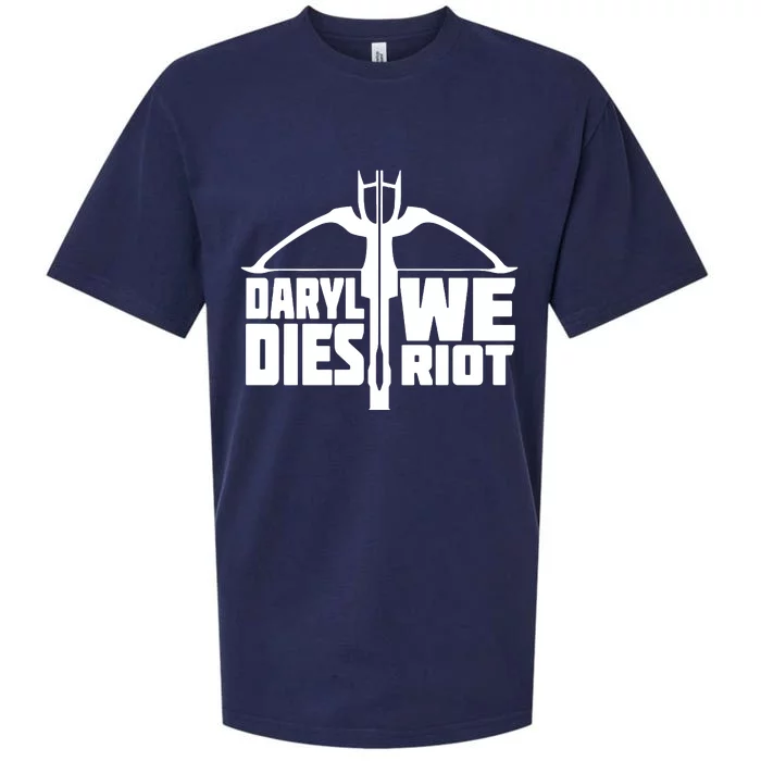 If Daryl Dies We Riot Sueded Cloud Jersey T-Shirt