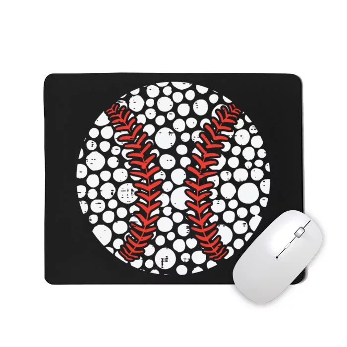 International Dot Day Baseball Dots Mousepad