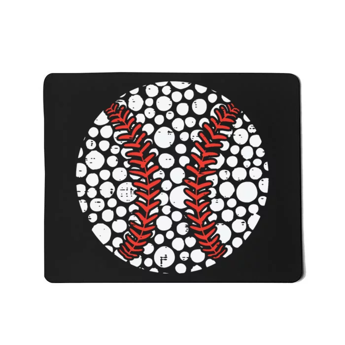 International Dot Day Baseball Dots Mousepad