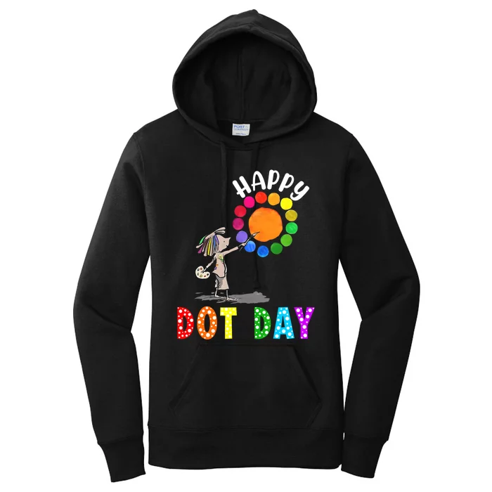 International Dot Day Colorful Polka Dot Happy Dot Day Women's Pullover Hoodie