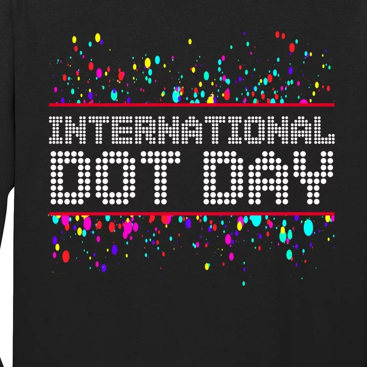 International Dot Day Dotted Logo Long Sleeve Shirt