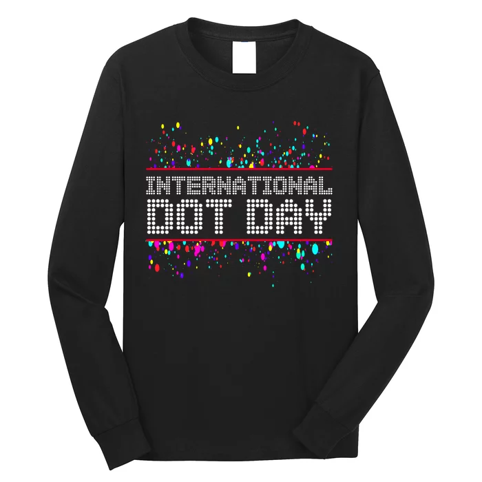 International Dot Day Dotted Logo Long Sleeve Shirt