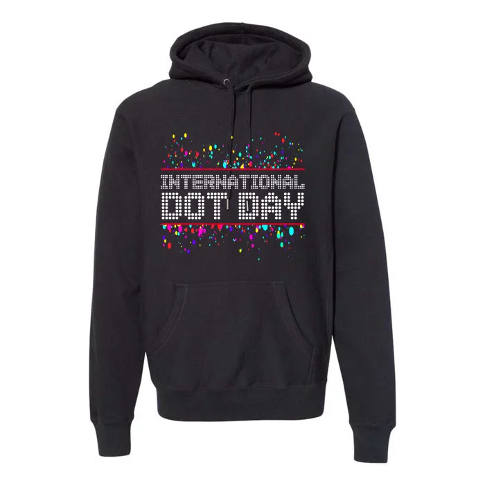 International Dot Day Dotted Logo Premium Hoodie