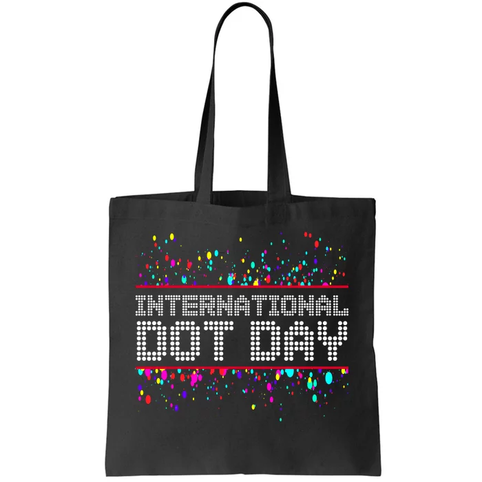 International Dot Day Dotted Logo Tote Bag