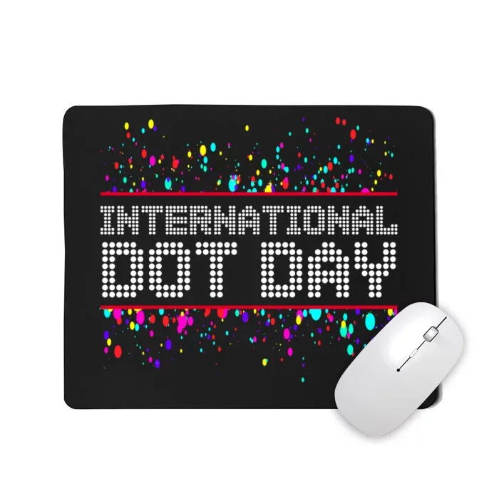 International Dot Day Dotted Logo Mousepad