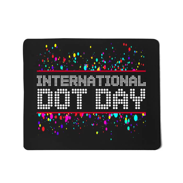 International Dot Day Dotted Logo Mousepad