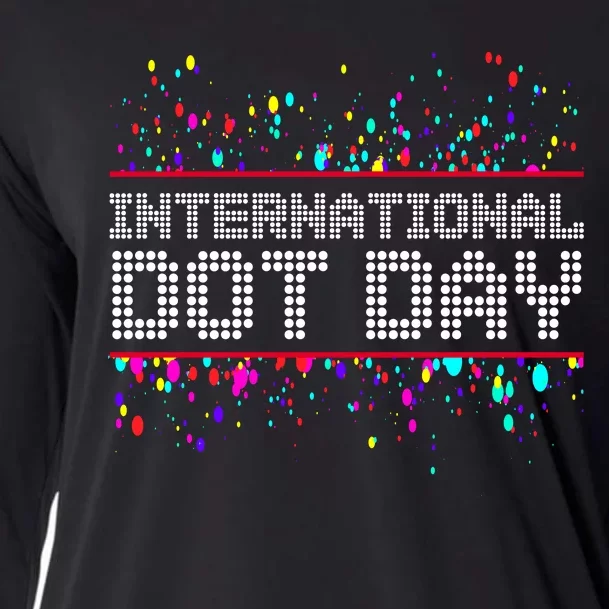 International Dot Day Dotted Logo Cooling Performance Long Sleeve Crew