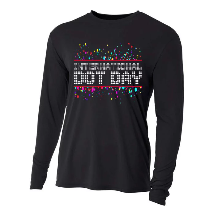 International Dot Day Dotted Logo Cooling Performance Long Sleeve Crew