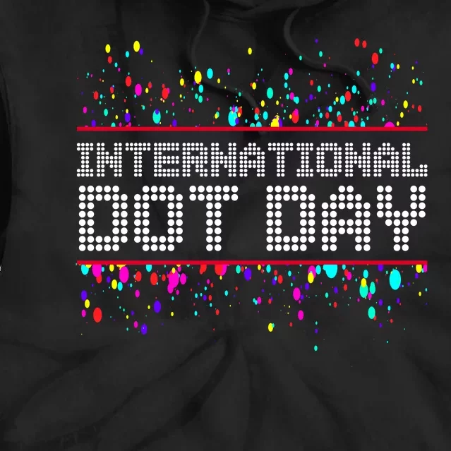 International Dot Day Dotted Logo Tie Dye Hoodie