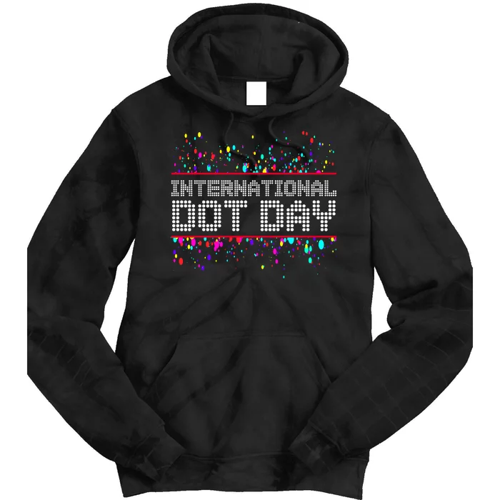 International Dot Day Dotted Logo Tie Dye Hoodie