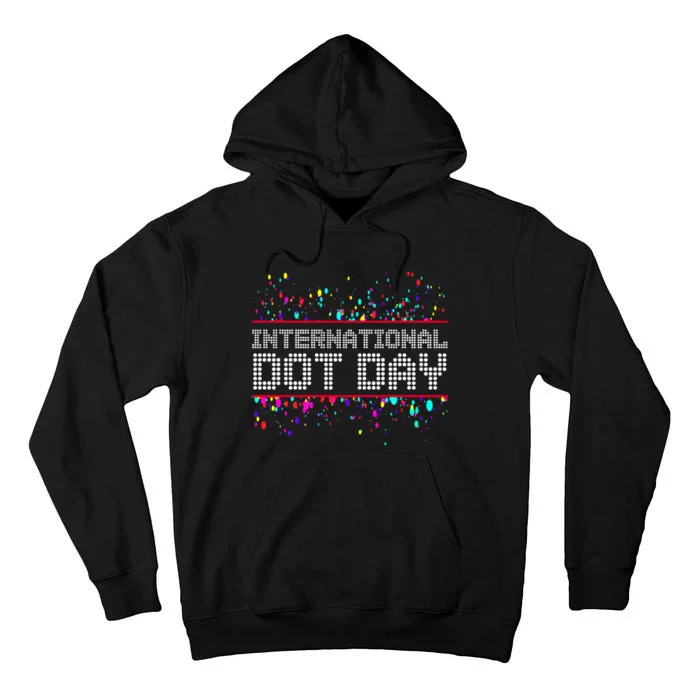 International Dot Day Dotted Logo Tall Hoodie