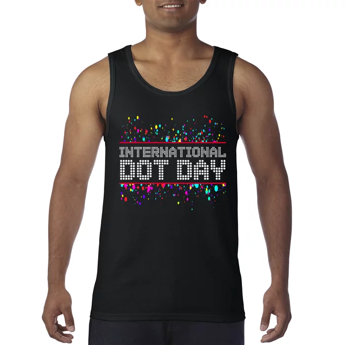 International Dot Day Dotted Logo Tank Top