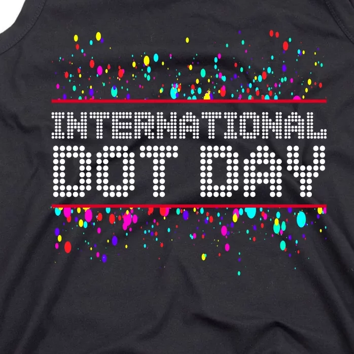 International Dot Day Dotted Logo Tank Top