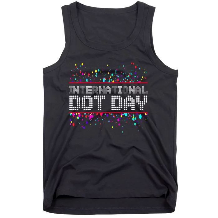 International Dot Day Dotted Logo Tank Top