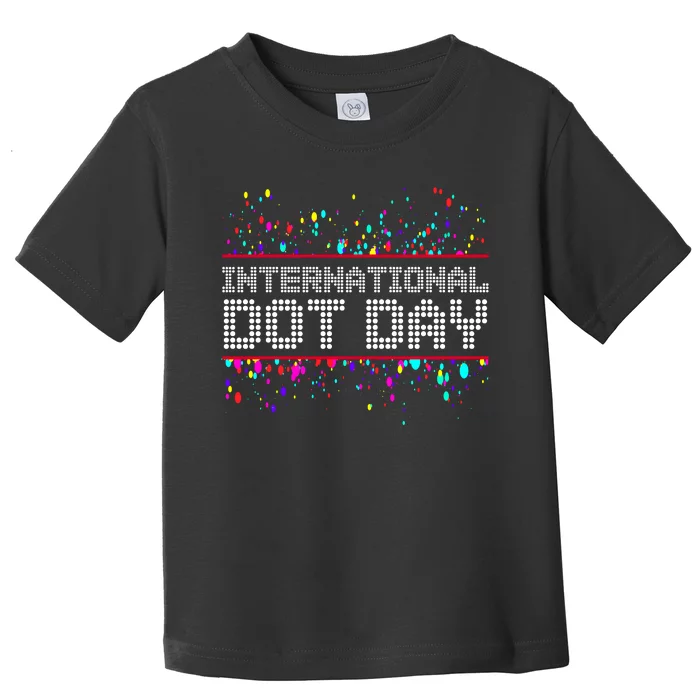 International Dot Day Dotted Logo Toddler T-Shirt