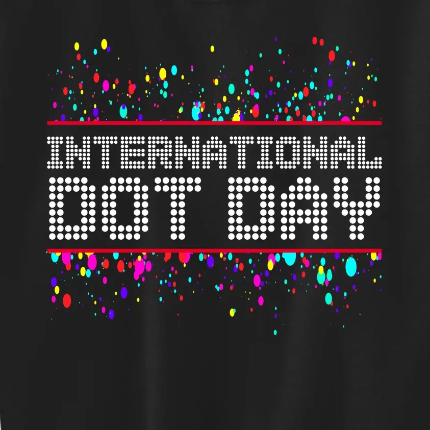 International Dot Day Dotted Logo Kids Sweatshirt