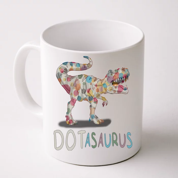 International Dot Day Dotasaurus Funny Creative Dots Great Gift Front & Back Coffee Mug