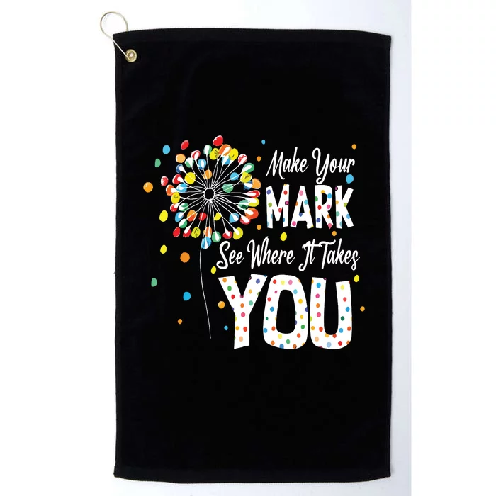 International Dot Day 2024 The Dot Make Mark Platinum Collection Golf Towel