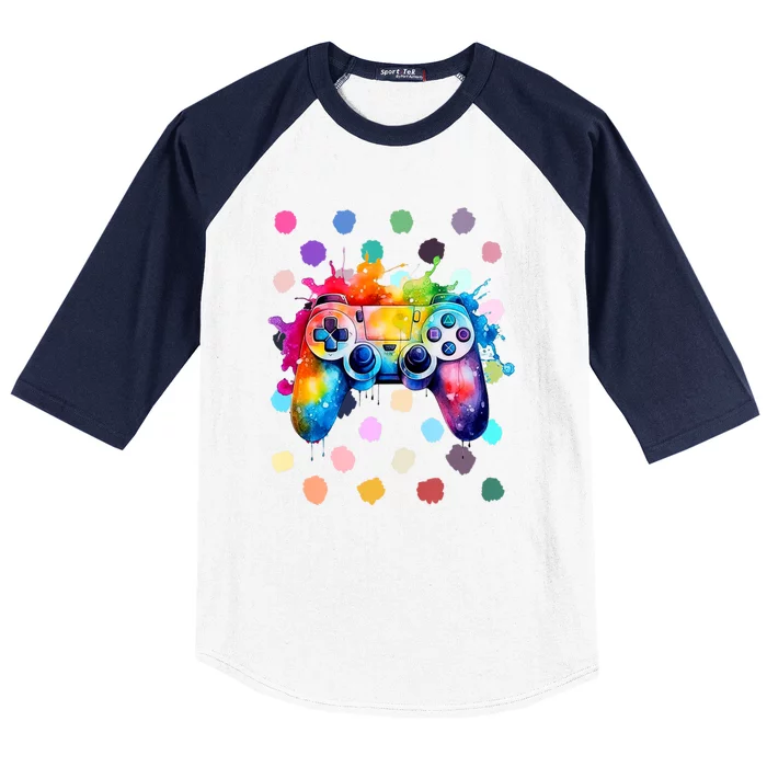 International Dot Day Gaming Dots Boy Kids Baseball Sleeve Shirt