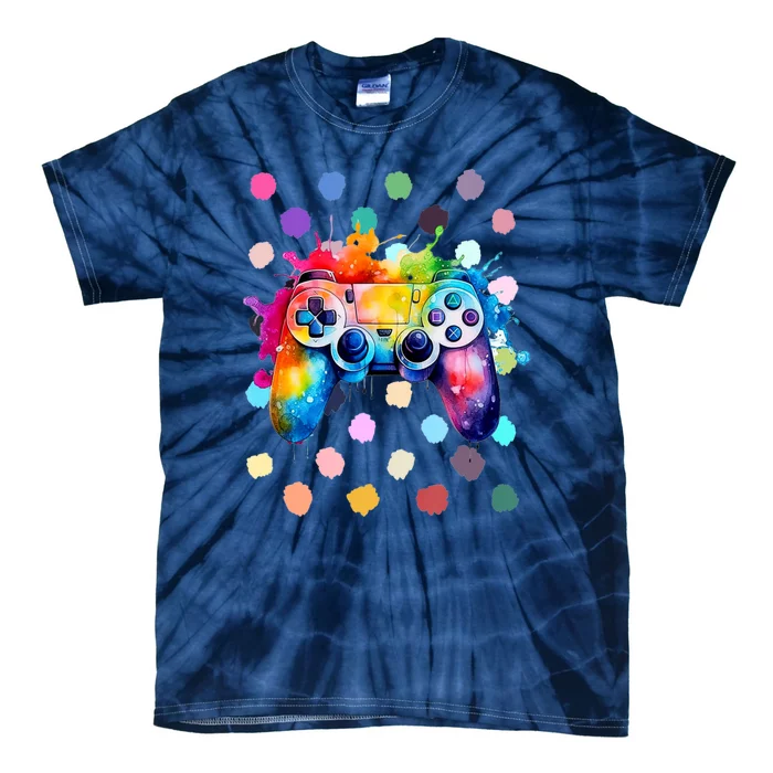 International Dot Day Gaming Dots Boy Kids Tie-Dye T-Shirt