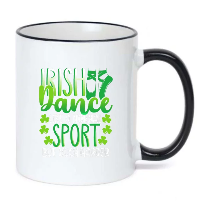 Irish Dance Dancing St Patrick's Day Shamrock Proudd Dancer Black Color Changing Mug