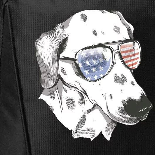 Independence Day Dalmatian Dog City Backpack